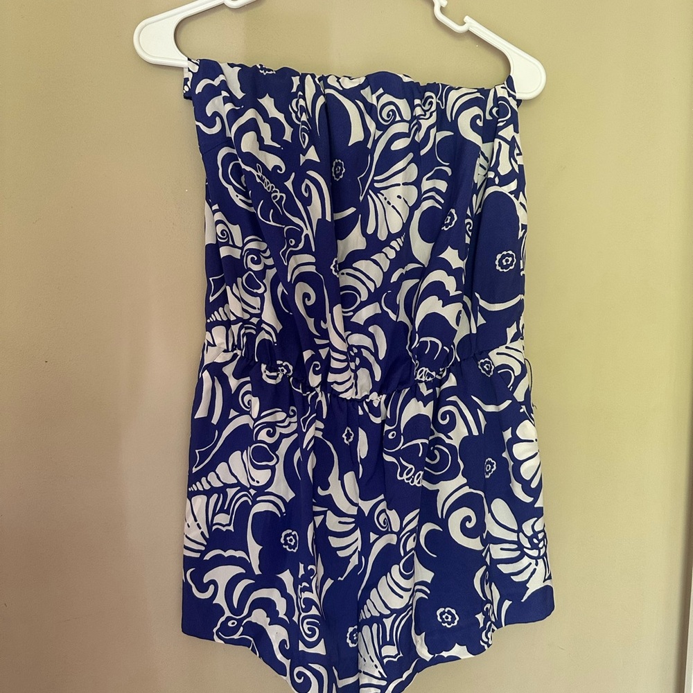 Lilly Pulitzer Colleen Romper Tide Pools Spectrum